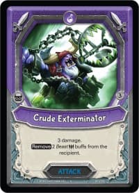 Crude Exterminator (Claimed) - Kindred - Lightseekers TCG card