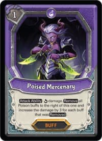 Poised Mercenary (Unclaimed) - Kindred - Lightseekers TCG card