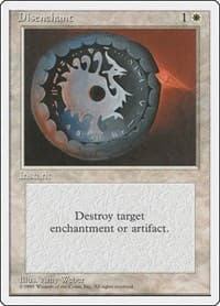 Disenchant - Fourth Edition - Magic: The Gathering card
