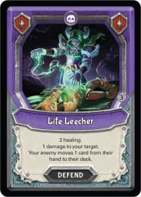 Life Leecher (Claimed) - Kindred - Lightseekers TCG card