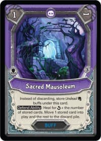 Sacred Mausoleum (Unclaimed) - Kindred - Lightseekers TCG card