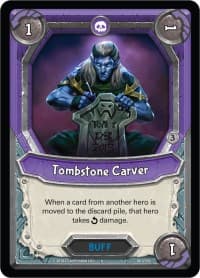 Tombstone Carver (Unclaimed) - Kindred - Lightseekers TCG card