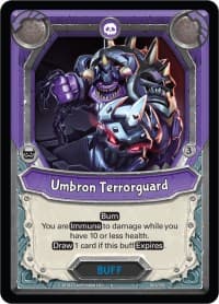 Umbron Terrorguard (Unclaimed) - Kindred - Lightseekers TCG card