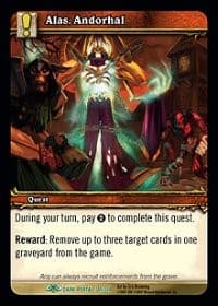 Alas, Andorhal - Dark Portal - WoW card