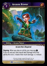 Arcane Power - Dark Portal - WoW card