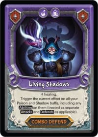 Living Shadows (Unclaimed) - Kindred - Lightseekers TCG card