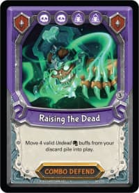 Raising the Dead (Claimed) - Kindred - Lightseekers TCG card