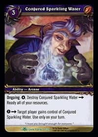 Conjured Sparkling Water - Dark Portal - WoW card