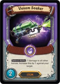 Venom Soaker (Claimed) - Kindred - Lightseekers TCG card