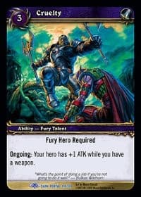 Cruelty - Dark Portal - WoW card