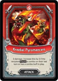 Kreebal Pyromancers (Unclaimed) - Kindred - Lightseekers TCG card