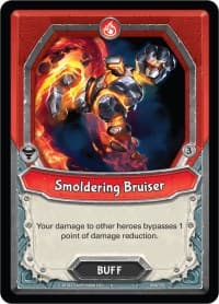 Smoldering Bruiser (Claimed) - Kindred - Lightseekers TCG card