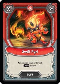 Swift Pyri (Claimed) - Kindred - Lightseekers TCG card
