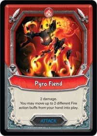 Pyro Fiend (Unclaimed) - Kindred - Lightseekers TCG card