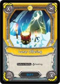 Lunar Offering (Claimed) - Kindred - Lightseekers TCG card