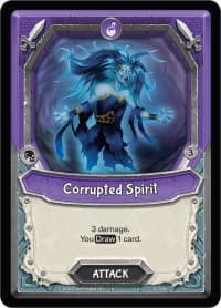 Corrupted Spirit (Claimed) - Kindred - Lightseekers TCG card