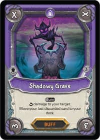 Shadowy Grave (Claimed) - Kindred - Lightseekers TCG card