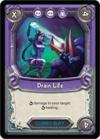 Drain Life (Claimed) - Kindred - Lightseekers TCG card