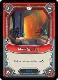 Mountain Fort (Unclaimed) - Kindred - Lightseekers TCG card