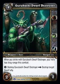 Gurubashi Dwarf Destroyer - Dark Portal - WoW card