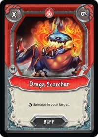 Draga Scorcher (Claimed) - Kindred - Lightseekers TCG card
