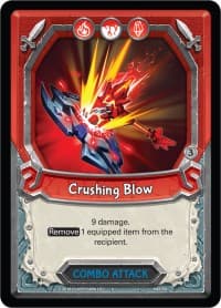 Crushing Blow (Unclaimed) - Kindred - Lightseekers TCG card