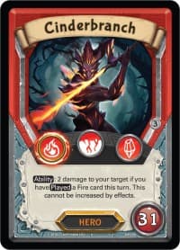 Cinderbranch (Claimed) - Kindred - Lightseekers TCG card