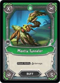 Mantix Tunneler (Claimed) - Kindred - Lightseekers TCG card
