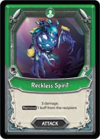 Reckless Spirit (Claimed) - Kindred - Lightseekers TCG card
