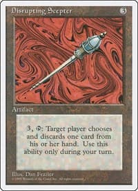 Disrupting Scepter - Fourth Edition - Magic: The Gathering card