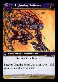 Lightning Reflexes - Dark Portal - WoW card