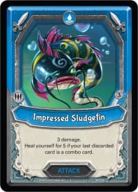 Impressed Sludgefin (Unclaimed) - Kindred - Lightseekers TCG card