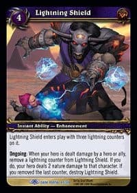 Lightning Shield - Dark Portal - WoW card