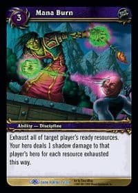 Mana Burn - Dark Portal - WoW card