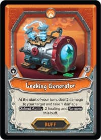 Leaking Generator (Unclaimed) - Kindred - Lightseekers TCG card