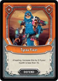 Tyrax Fixer (Unclaimed) - Kindred - Lightseekers TCG card