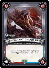 Abhorrant Ghoul King (Unclaimed) - Wave 1 - Warhammer Age of Sigmar Champions TCG card