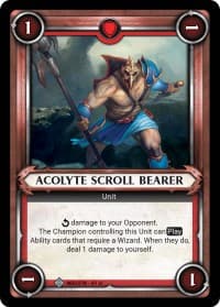 Acolyte Scroll Bearer (Claimed) - Wave 1 - Warhammer Age of Sigmar Champions TCG card