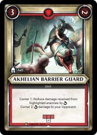 Akhelian Barrier Guard (Unclaimed) - Wave 1 - Warhammer Age of Sigmar Champions TCG card