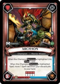 Archaon (Claimed) - Wave 1 - Warhammer Age of Sigmar Champions TCG card