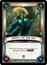 Aspect of the Sea (Unclaimed) - Wave 1 - Warhammer Age of Sigmar Champions TCG card