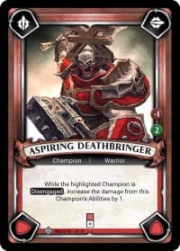 Aspiring Deathbringer (Claimed) - Wave 1 - Warhammer Age of Sigmar Champions TCG card