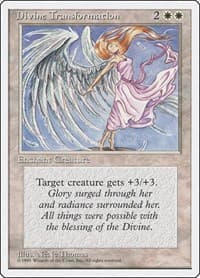 Divine Transformation - Fourth Edition - Magic: The Gathering card