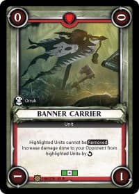 Banner Carrier (Claimed) - Wave 1 - Warhammer Age of Sigmar Champions TCG card