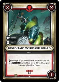 Biovoltaic Morrsarr Guard (Claimed) - Wave 1 - Warhammer Age of Sigmar Champions TCG card