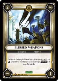 Blessed Weapons (Unclaimed) - Wave 1 - Warhammer Age of Sigmar Champions TCG card