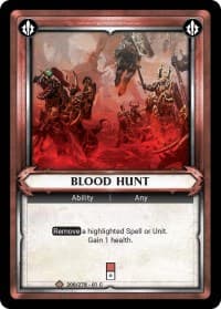 Blood Hunt (Claimed) - Wave 1 - Warhammer Age of Sigmar Champions TCG card