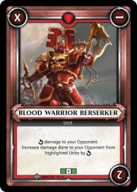 Blood Warrior Berserker (Claimed) - Wave 1 - Warhammer Age of Sigmar Champions TCG card