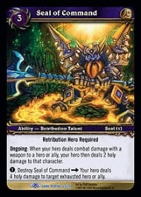Seal of Command - Dark Portal - WoW card