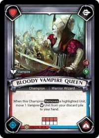 Bloody Vampire Queen (Claimed) - Wave 1 - Warhammer Age of Sigmar Champions TCG card